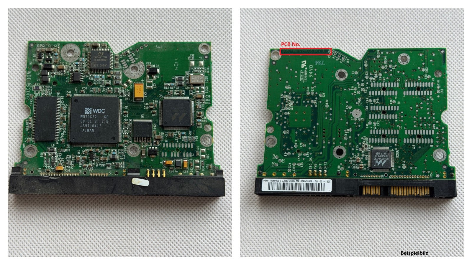 Western Digital PCB Logic Board - Circuit Board - 2060-001172-003 REV A