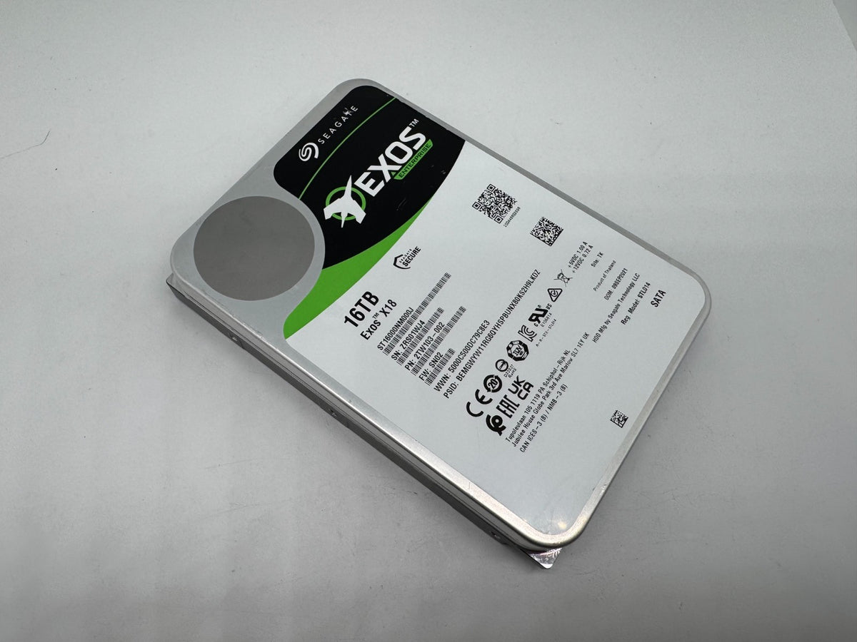Seagate Exos X18 16TB interne Festplatte ST16000NM000J 3,5 Zoll SATA3 -WJ4