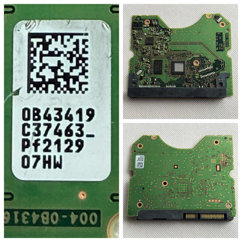 HITACHI / HGST Western Digital PCB Logic Board 004 0B43167 - 0B43419 - C27719_