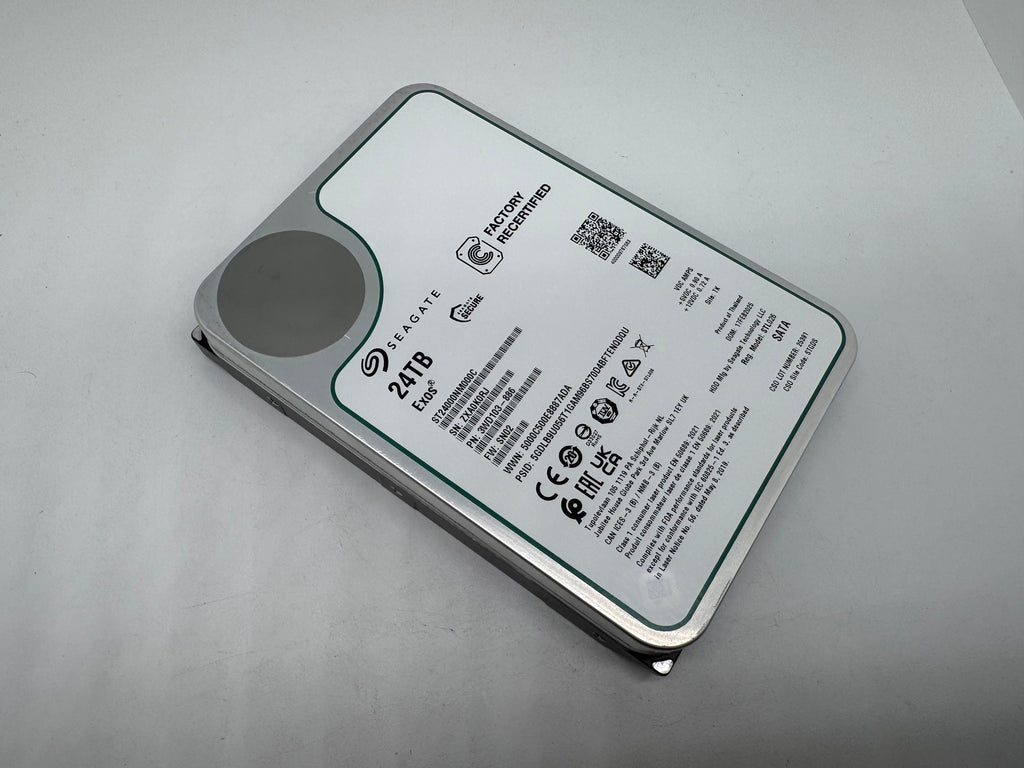 Seagate Exos X24 24TB interne Festplatte ST24000NM000C 3,5 Zoll SATA3 24 TB -refurbished