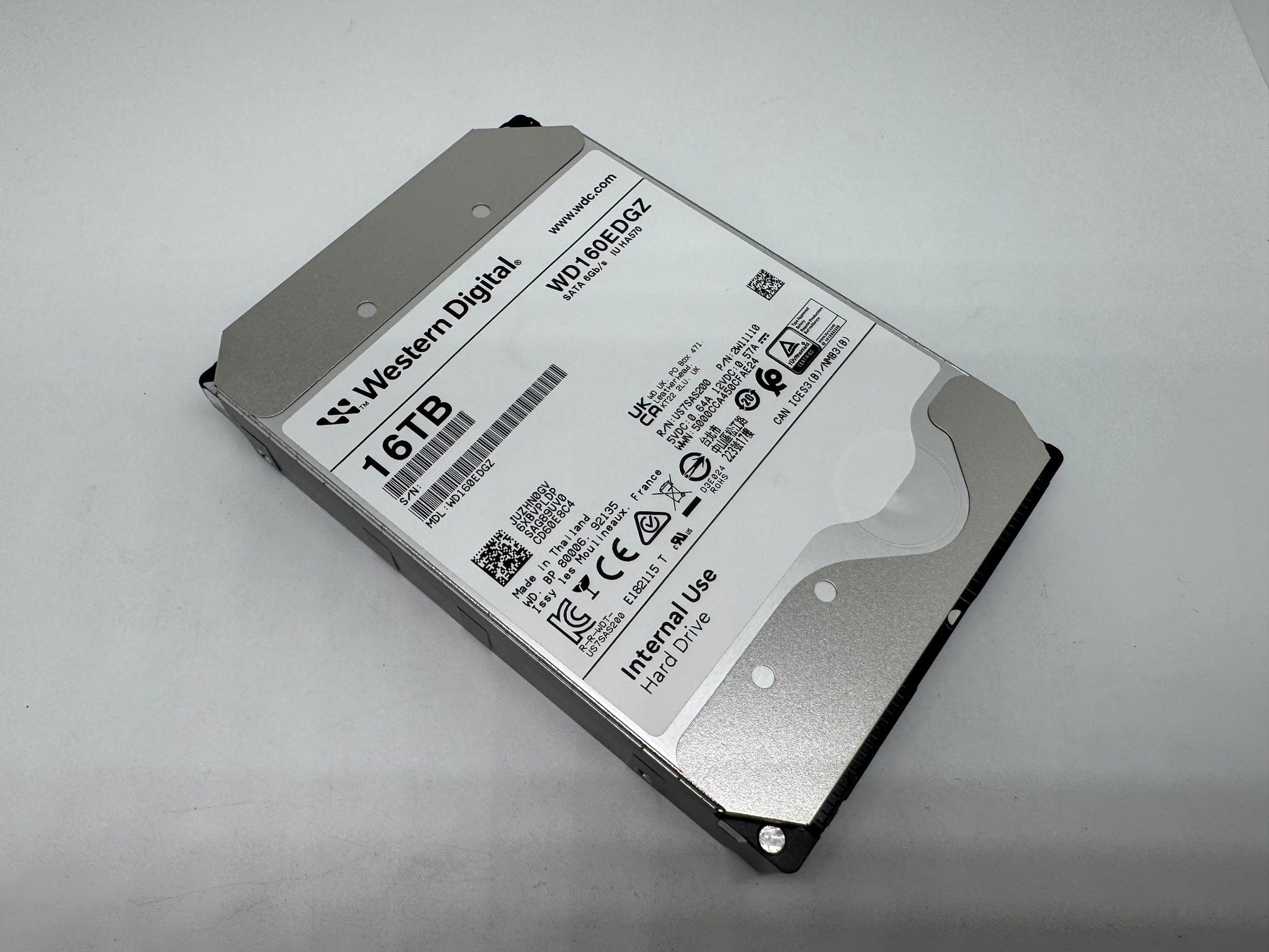 Western Digital WD160EDGZ interne Festplatte 16TB 7200upm SATA3 HDD 3,5 Zoll - NEU