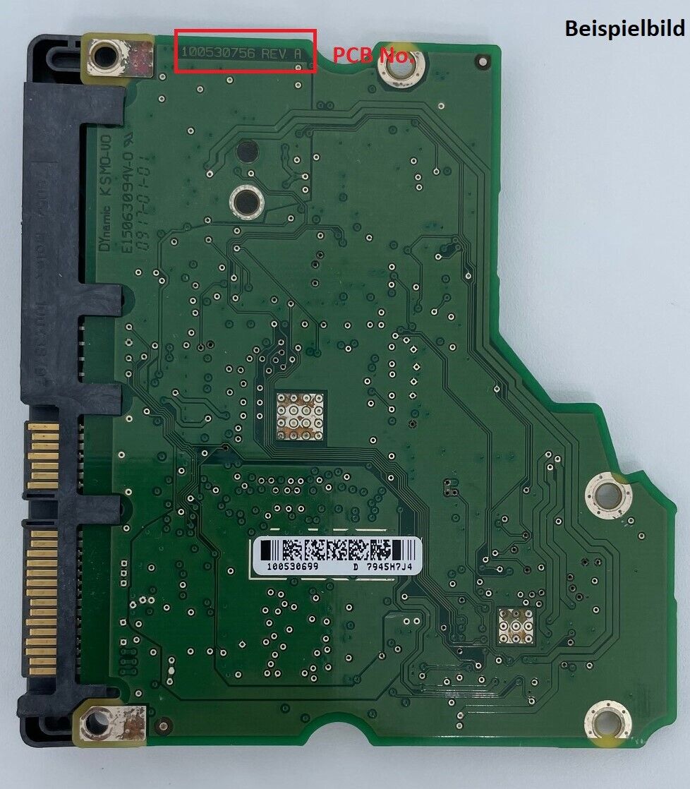 Seagate PCB Logic Board - Circuit Board - 100530756 REV A