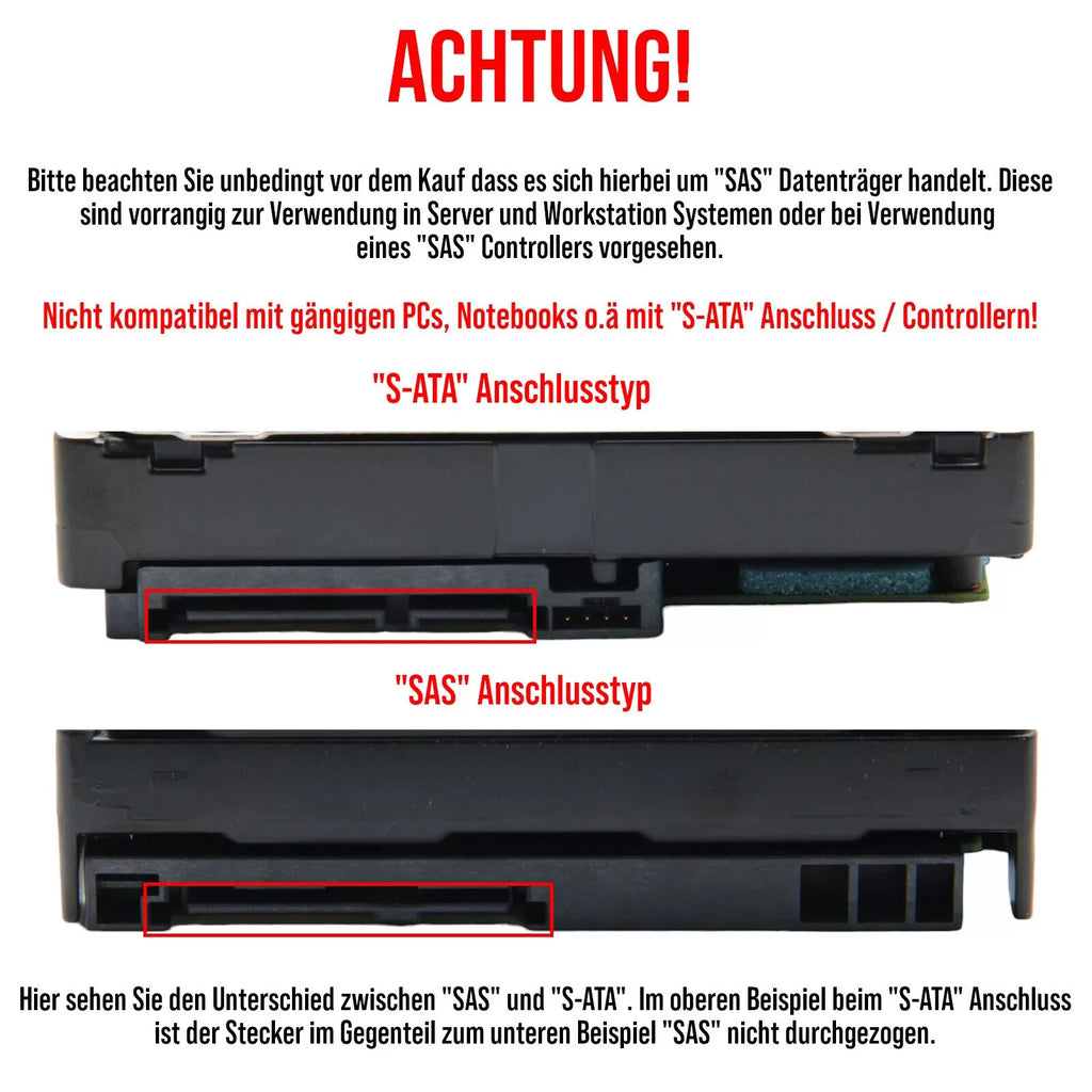 WD Ultrastar DC HC530 14TB Interne Festplatte WUH721414AL5201 3,5 Zoll SAS HDD