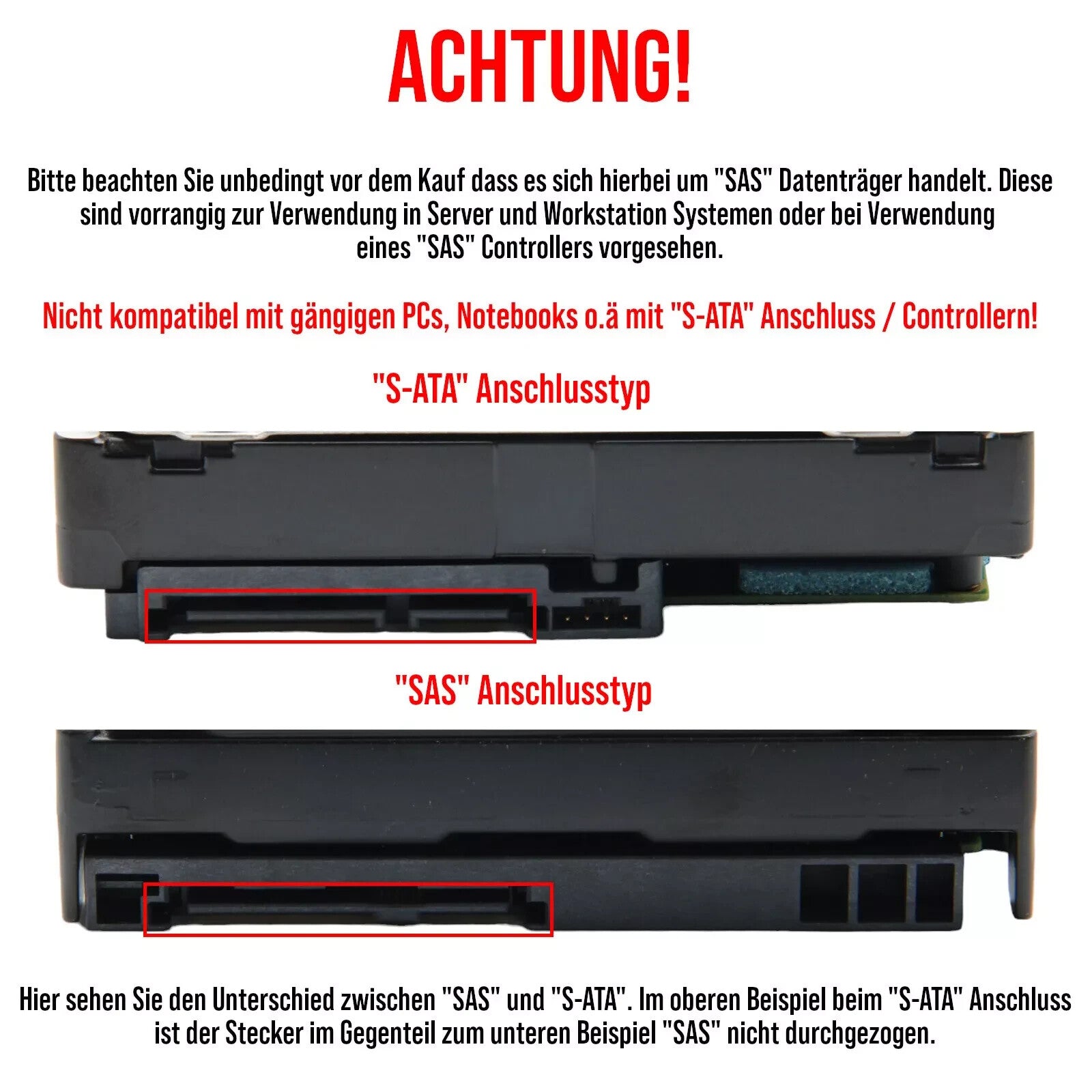WD Ultrastar DC HC530 14TB Interne Festplatte WUH721414AL5201 3,5 Zoll SAS HDD
