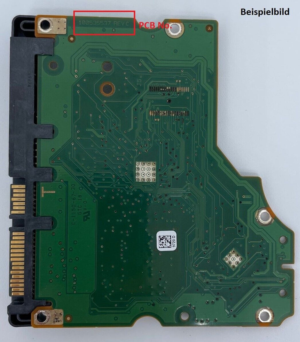 Seagate PCB Logic Board - Circuit Board - 100535537 REV C