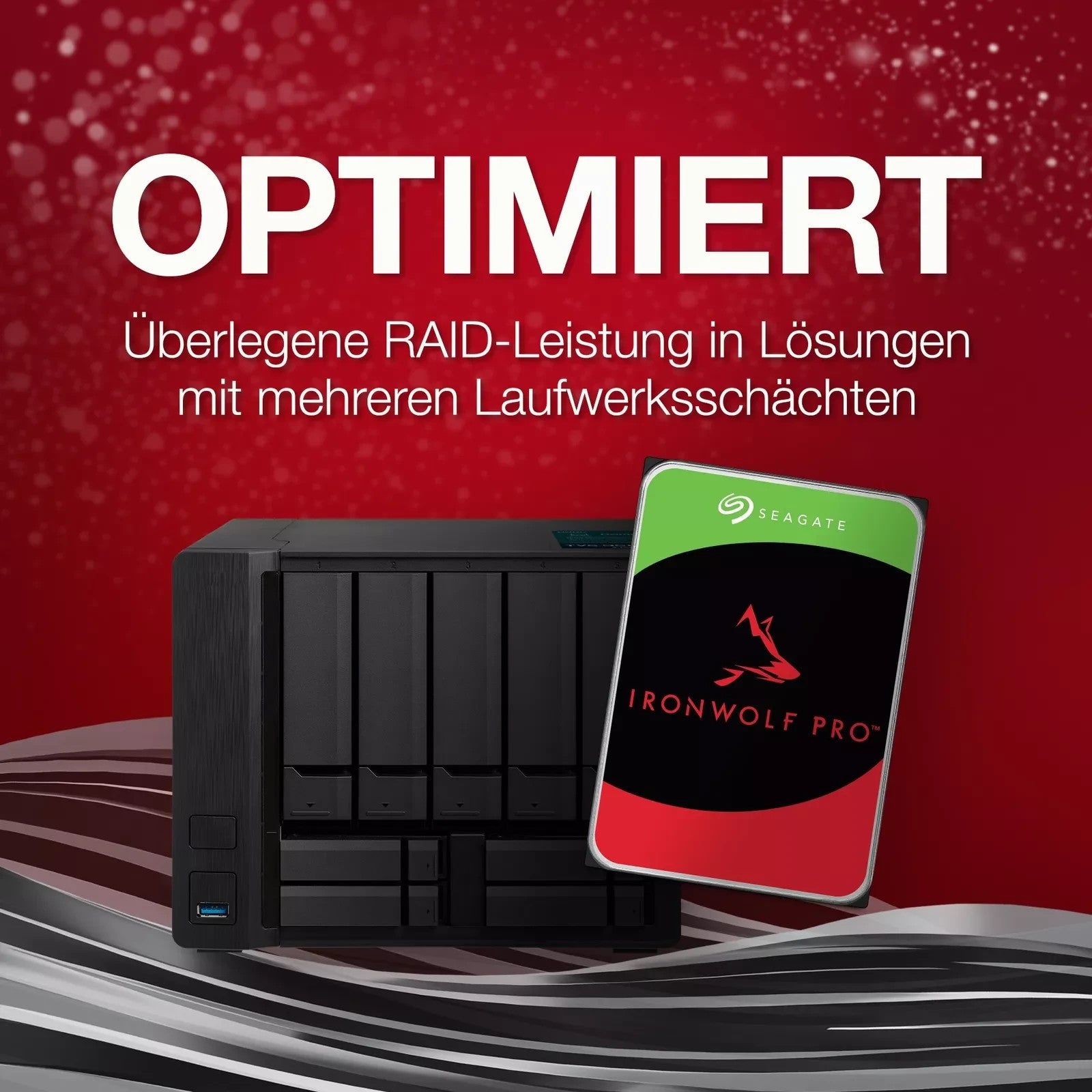 Seagate IronWolf Pro NAS HDD ST4000NT001 - 4TB 3,5 Zoll SATA3 4 TB Restgarantie