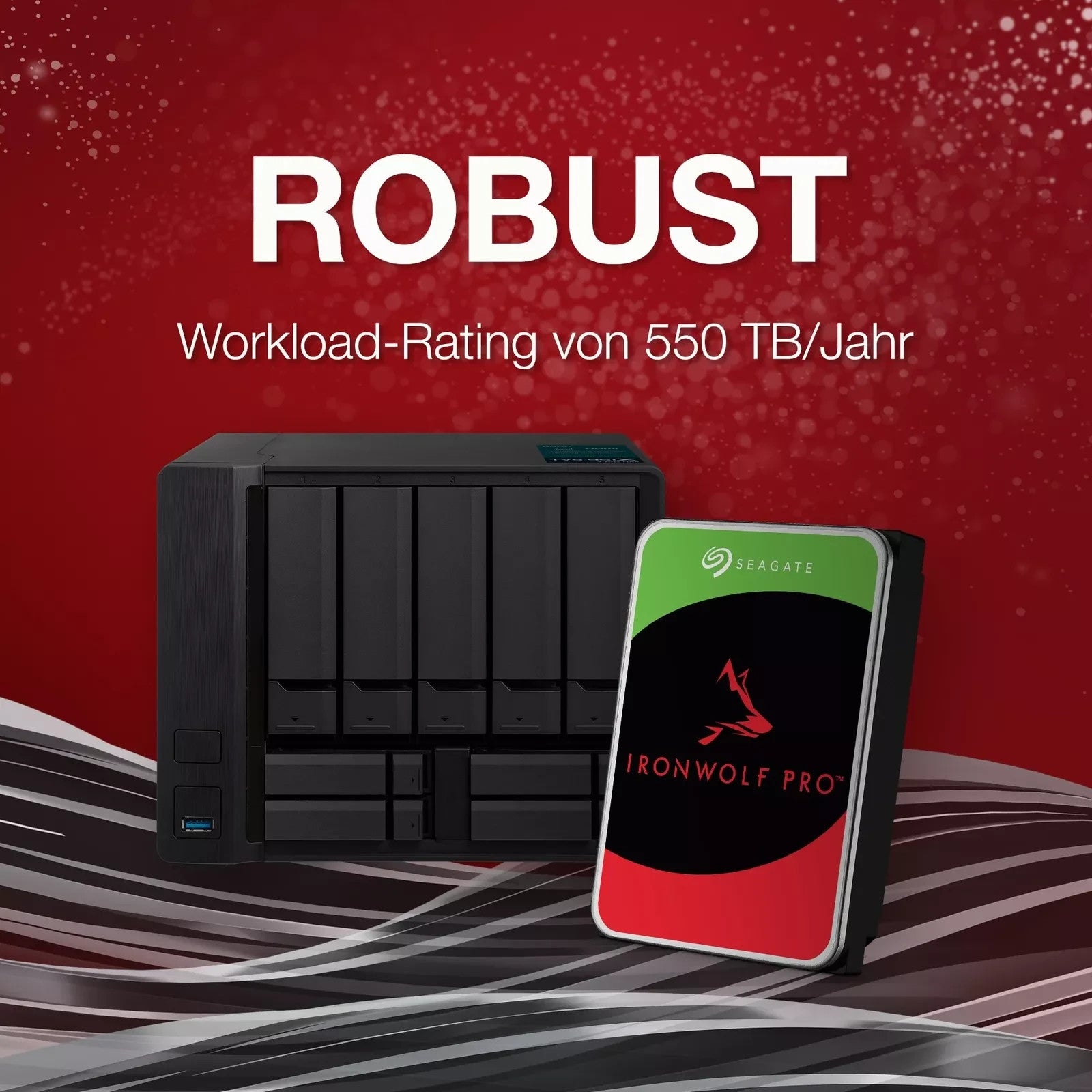 Seagate IronWolf Pro NAS HDD ST4000NT001 - 4TB 3,5 Zoll SATA3 4 TB Restgarantie