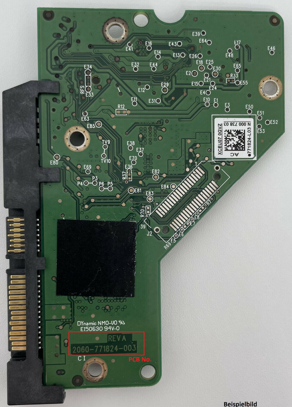 Western Digital PCB Logic Board - Circuit Board - 2060-771824-003 REV A