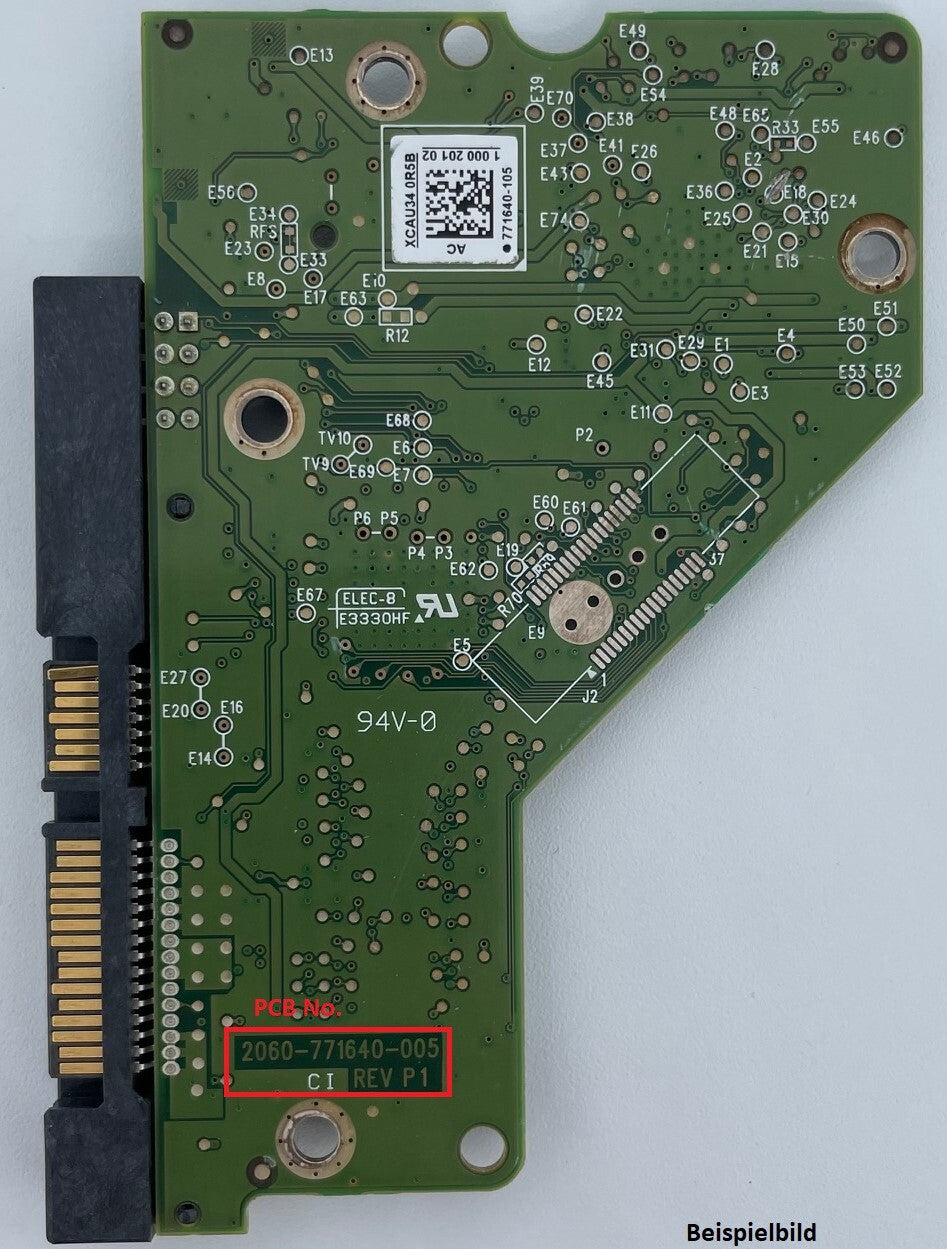 Western Digital PCB Logic Board - Circuit Board - 2060-771640-005 REV P1
