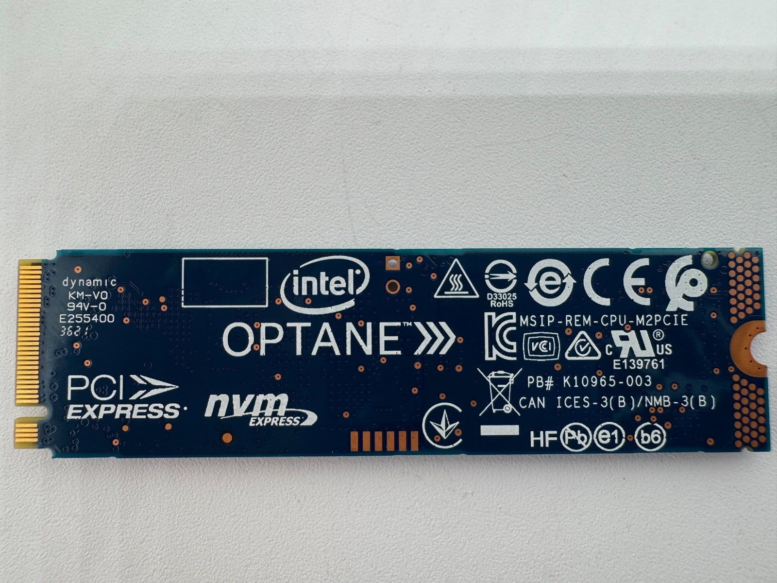Intel Optane H10 256GB + 16GB M.2 NVMe SSD PCIe 3.0 x4 2280 Festplatte Notebook