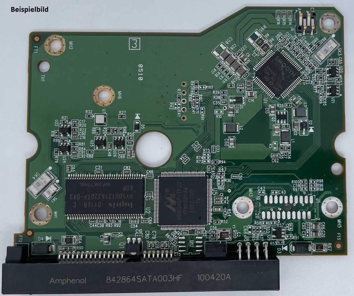 Western Digital PCB Logic Board - Circuit Board - 2060-771642-001 REV P1