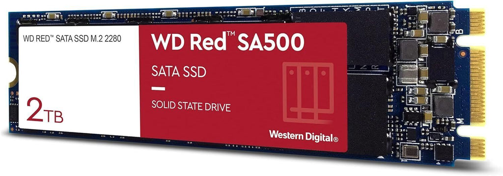 Western Digital Red SA500 2TB SATA SSD interne Festplatte (WDS200T1R0B) -043