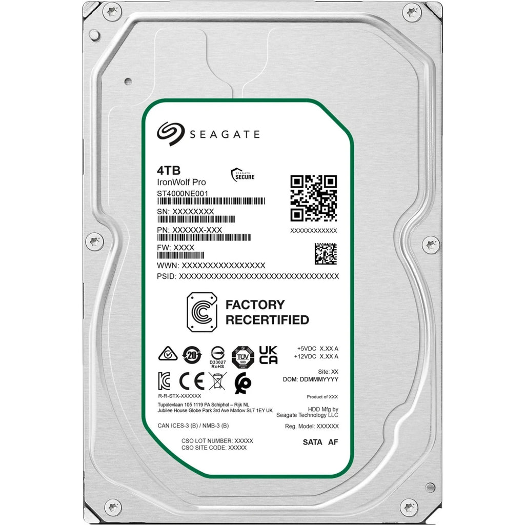 Seagate IronWolf Pro NAS HDD ST4000NT001 - 4TB 3,5 Zoll SATA3 4 TB Restgarantie