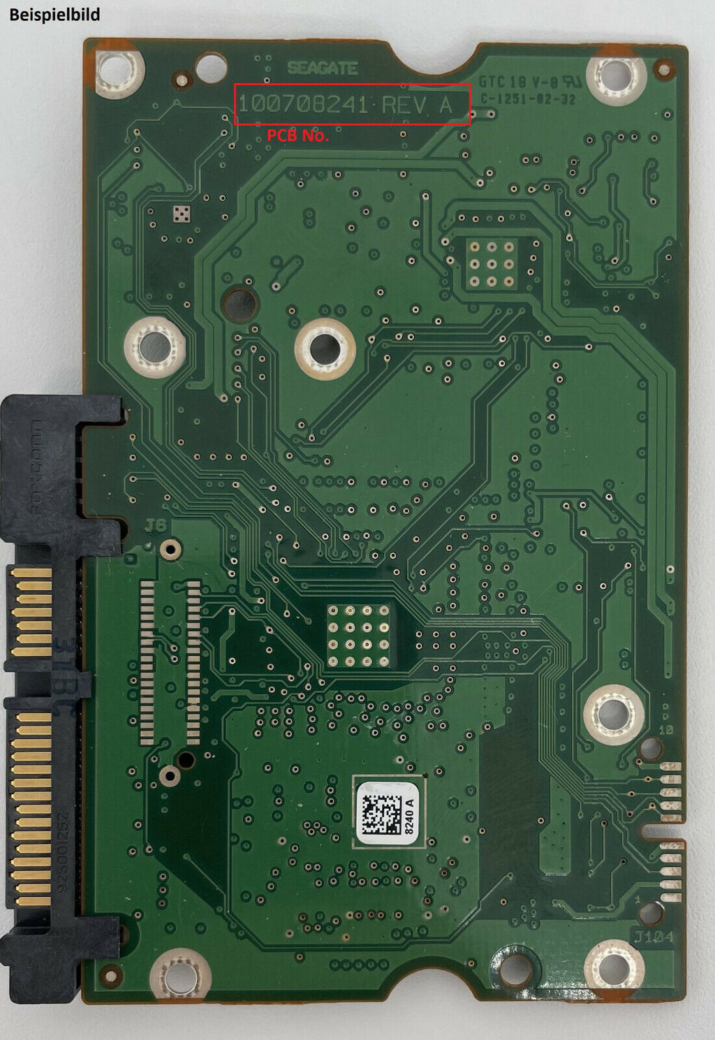 Seagate PCB Logic Board - Circuit Board - 100708241 REV A
