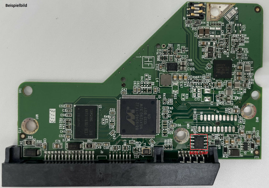 Western Digital PCB Logic Board - Circuit Board - 2060-771824-006 REV A