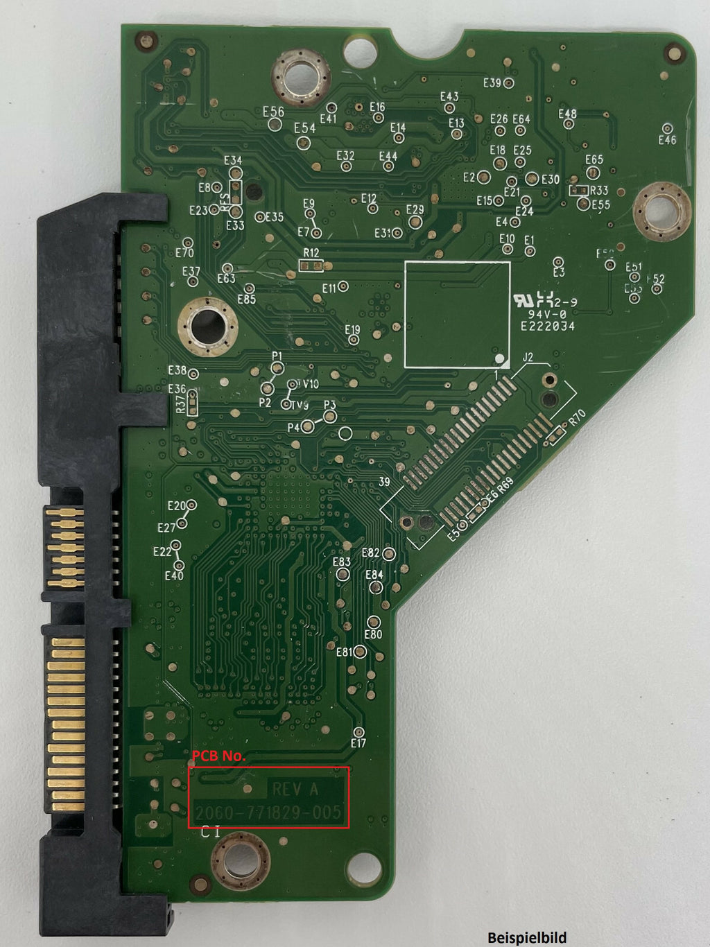Western Digital PCB Logic Board - Circuit Board - 2060-771829-005 REV A