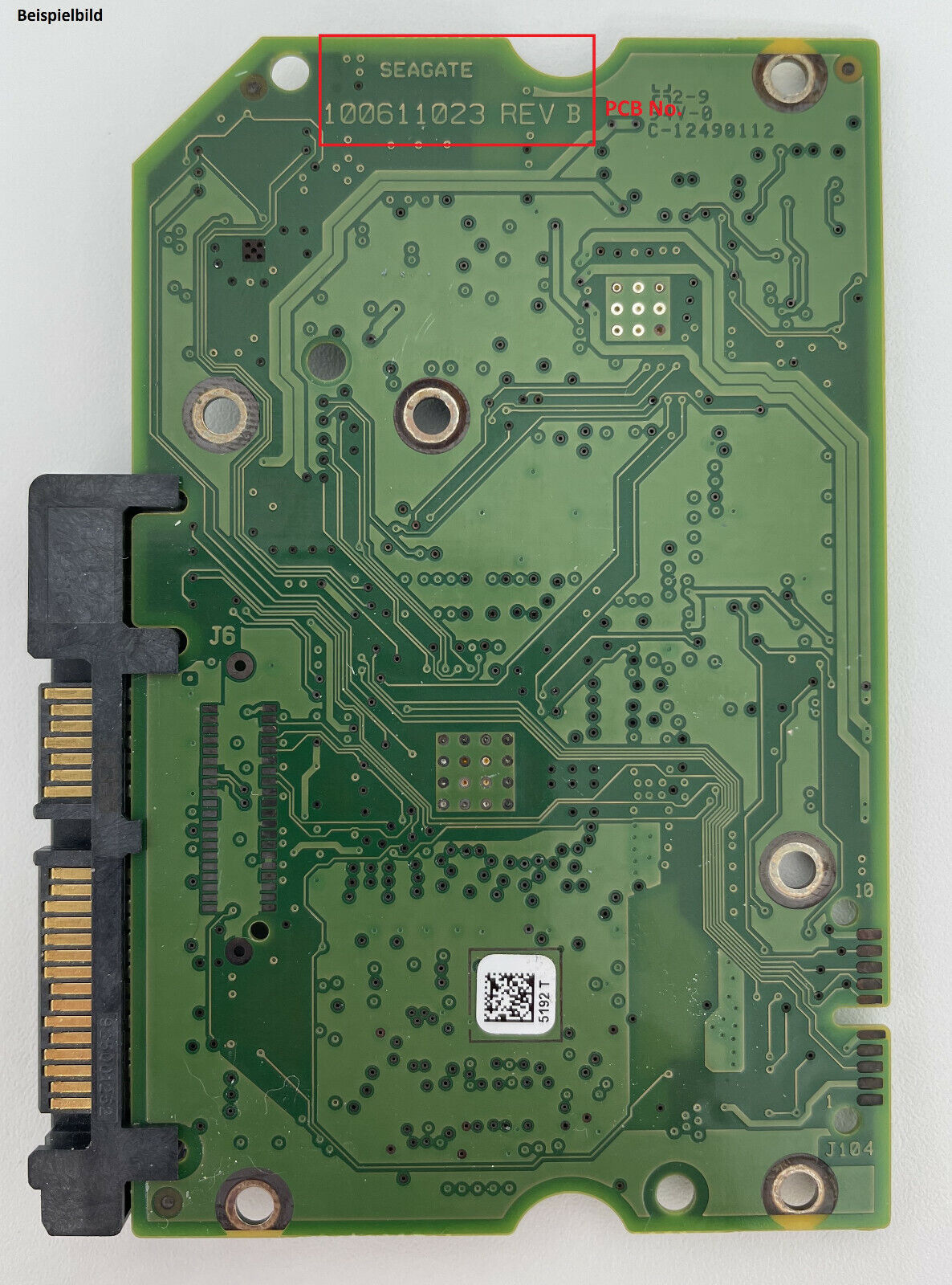 Seagate PCB Logic Board - Circuit Board - 100611023 REV B