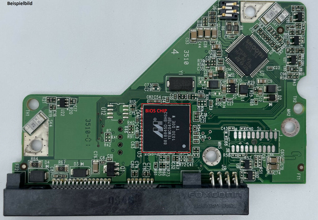 Western Digital PCB Logic Board - Circuit Board - 2060-701537-004 REV A