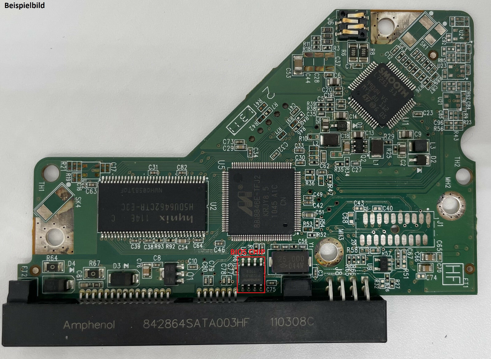 Western Digital PCB Logic Board - Circuit Board - 2060-771590-001 REV A