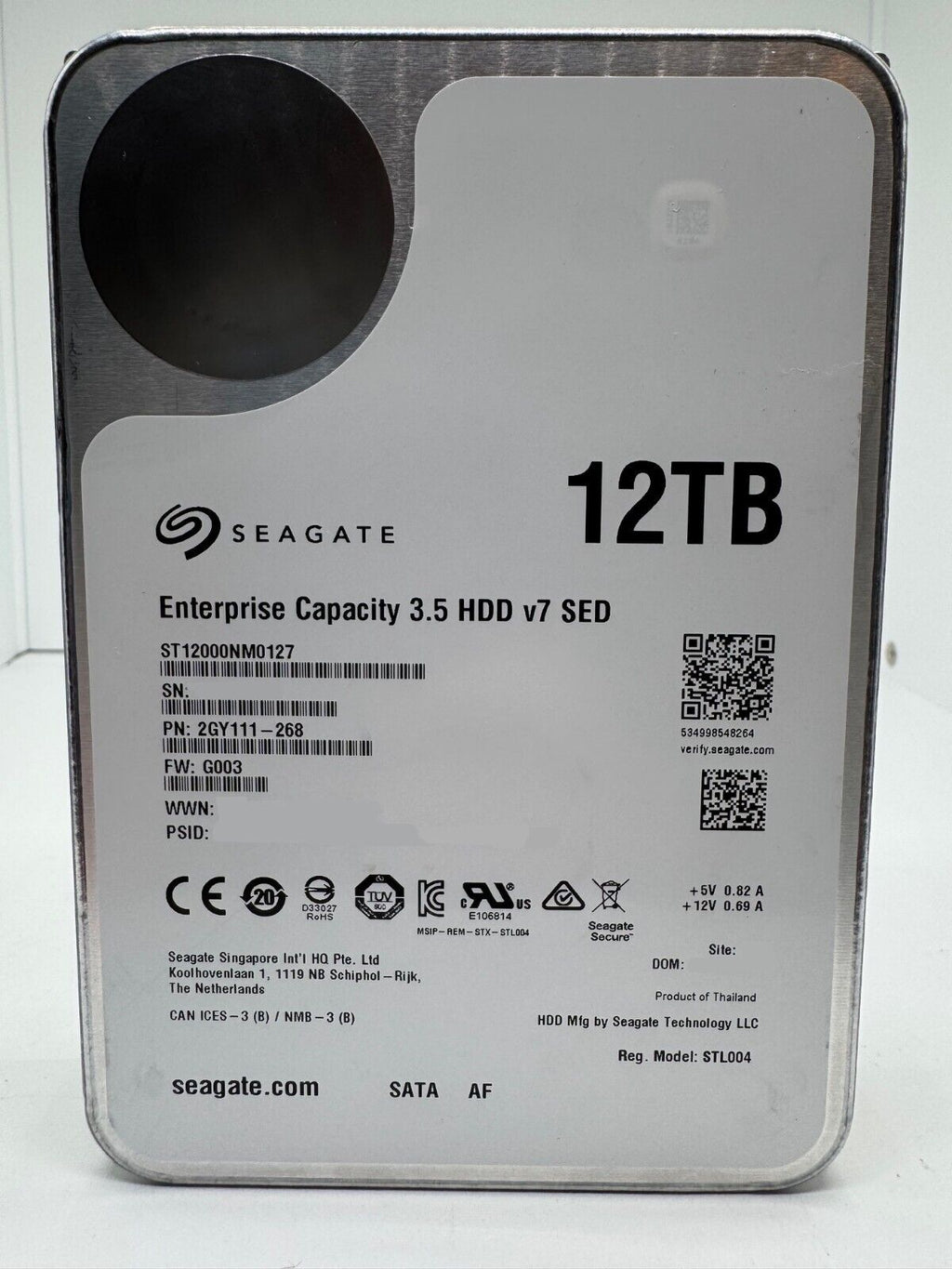 Seagate 12TB Festplatte ST12000NM0127 PCB: 100803545 REV C defekt klickt
