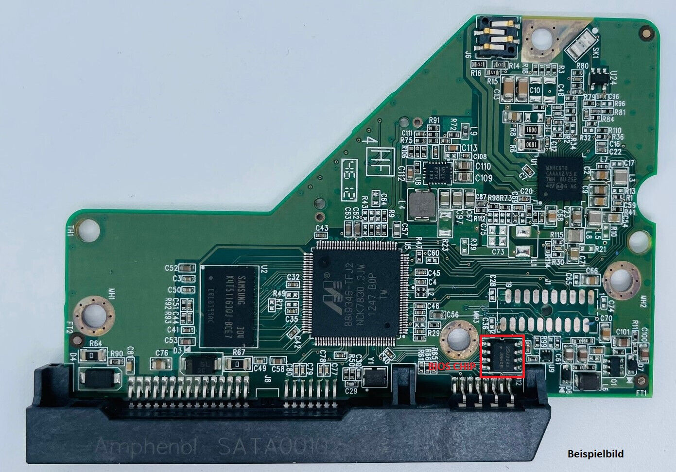 Western Digital PCB Logic Board - Circuit Board - 2060-771824-008 REV P1