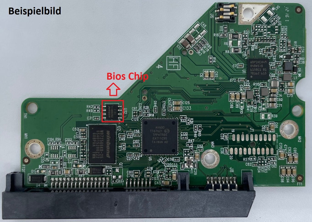 Western Digital PCB Logic Board - Circuit Board - 2060-800039-001 REV P1