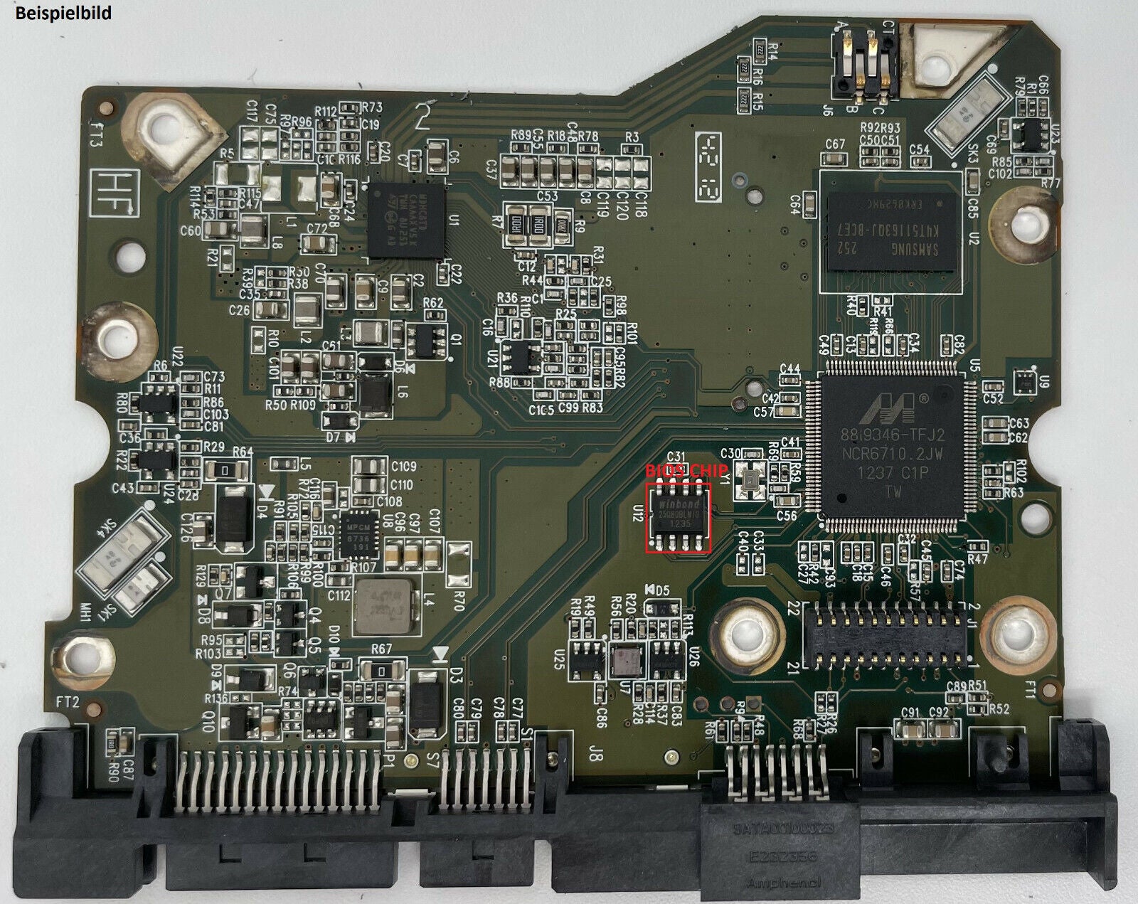 Western Digital PCB Logic Board - Circuit Board - 2060-771822-002 REV A