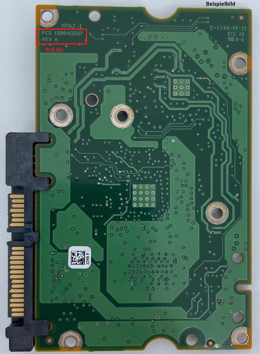 Seagate PCB Logic Board - Circuit Board - 100643297 REV A