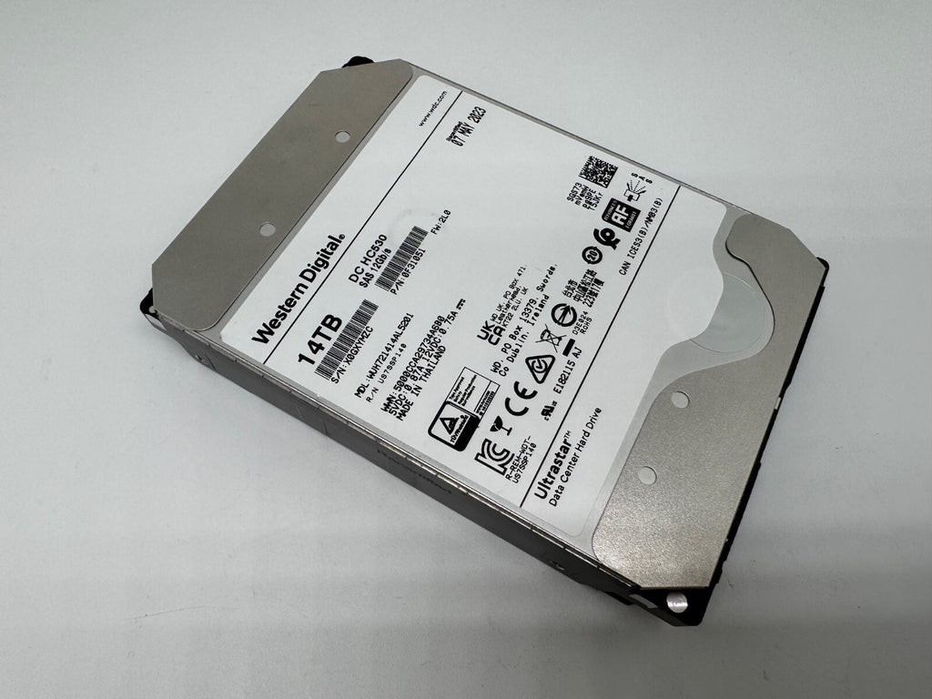 WD Ultrastar DC HC530 14TB Interne Festplatte WUH721414AL5201 3,5 Zoll SAS HDD