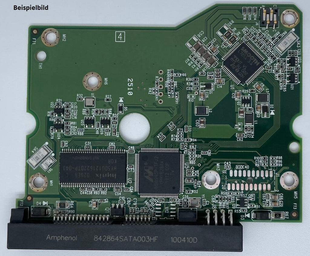 Western Digital PCB Logic Board - Circuit Board - 2060-771642-001 REV A