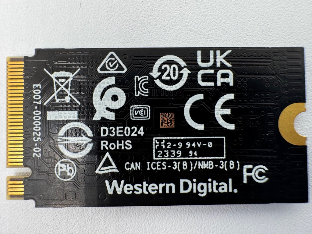 Western Digital WD SN740 512GB M.2 NVMe SSD PCIe 4.0 x4 2242 Notebook Festplatte