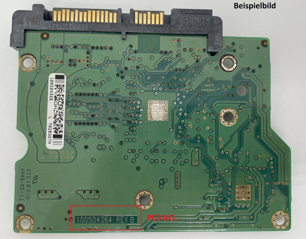Seagate PCB Logic Board - Circuit Board - 100504364 REV B
