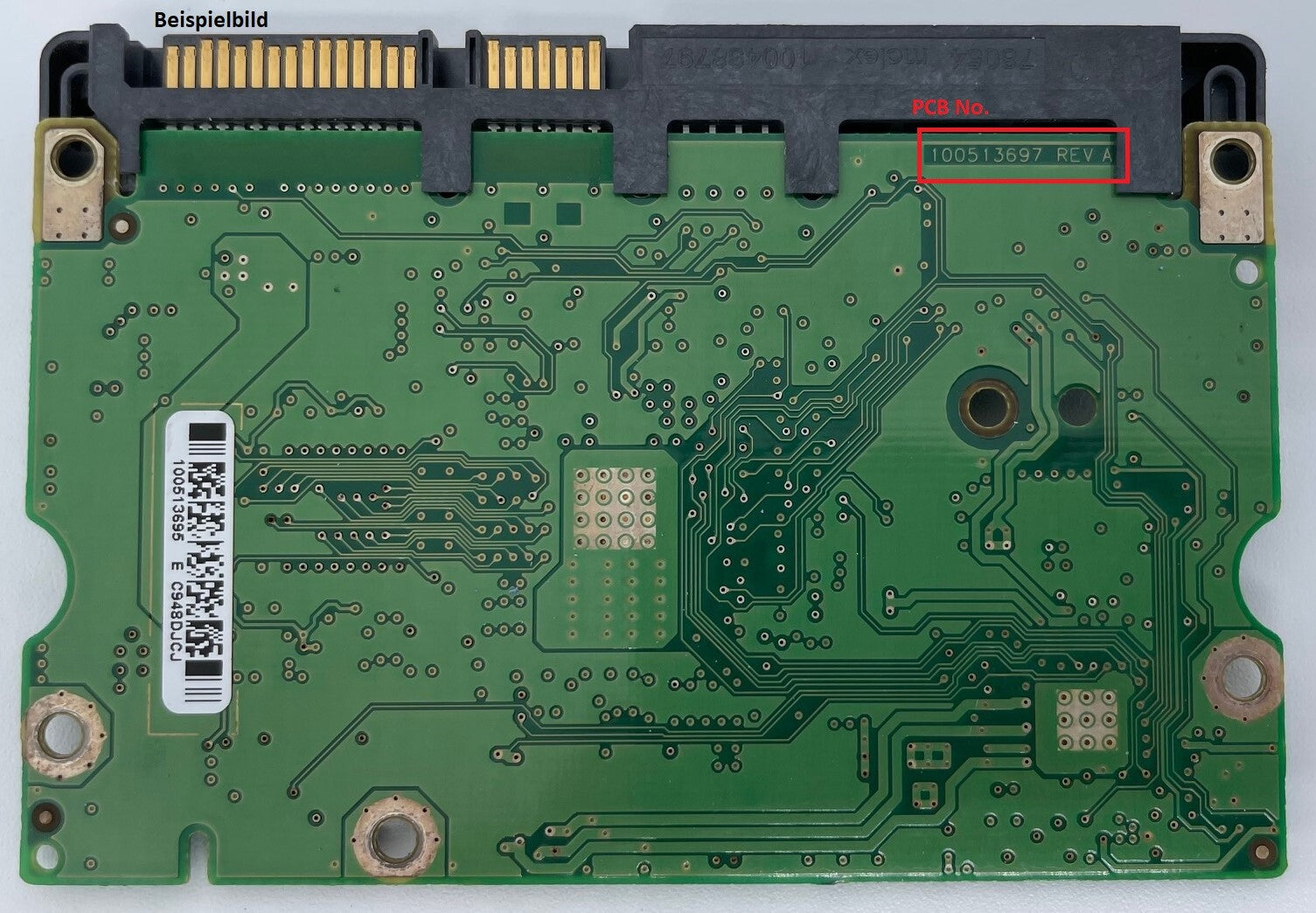 Seagate PCB Logic Board - Circuit Board - 100513697 REV A
