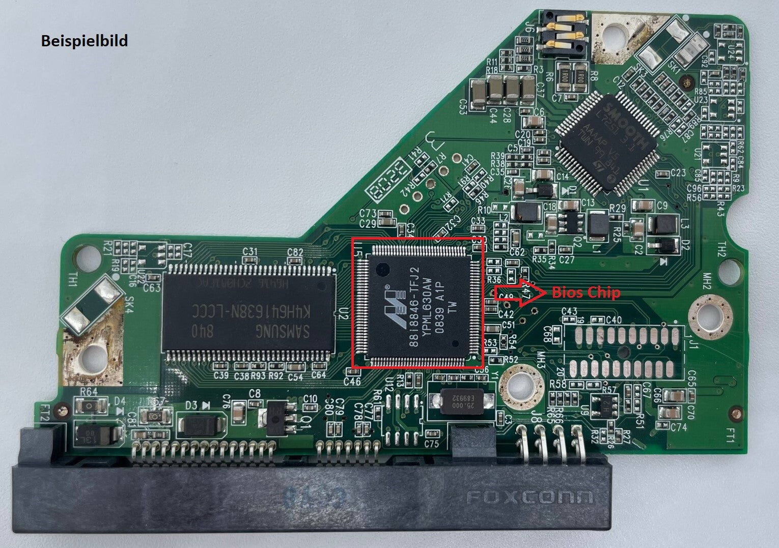 Western Digital PCB Logic Board - Circuit Board - 2060-701590-000 REV A