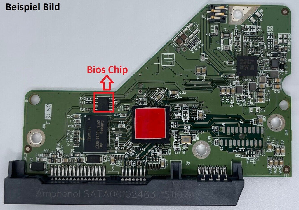 Western DIgital PCB Logic Board - Circuit Board - 2060-800006-001 REV P1