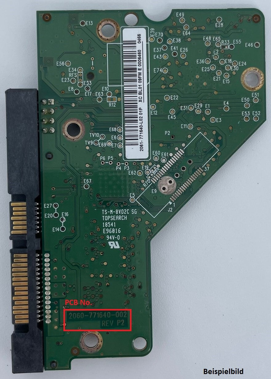 Western DIgital PCB Logic Board - Circuit Board - 2060-771640-002 REV P2