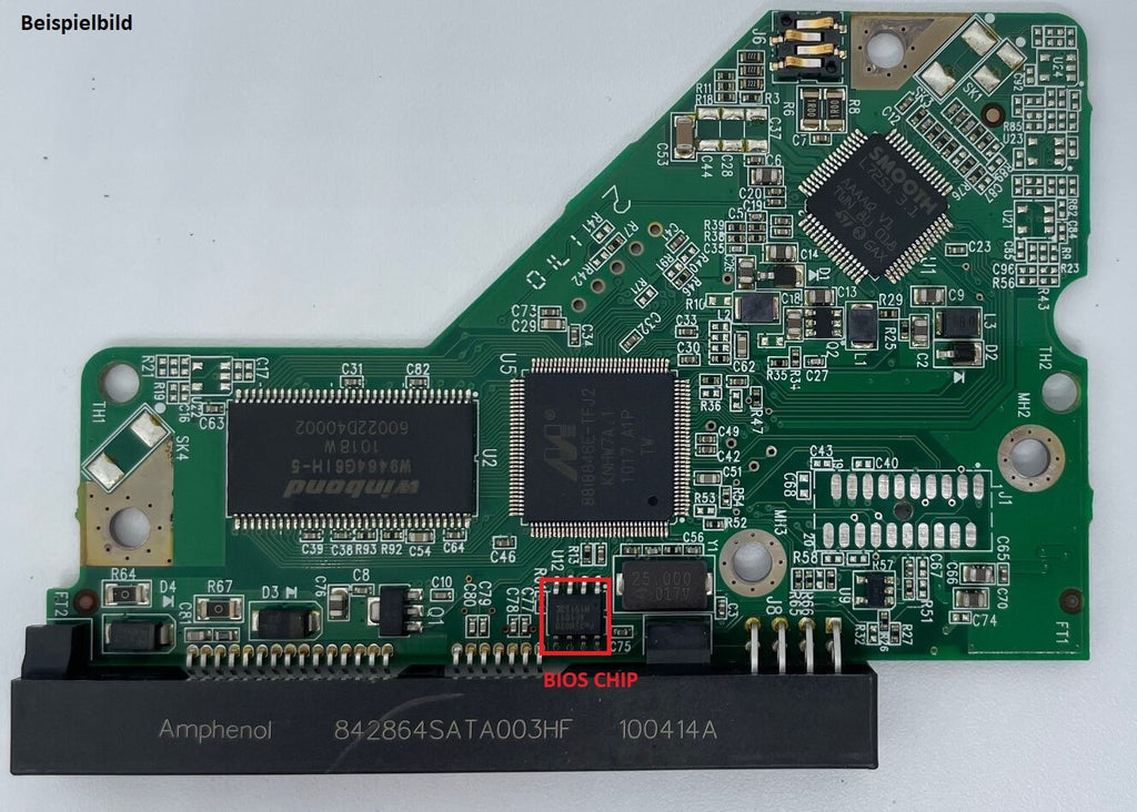 Western Digital PCB Logic Board - Circuit Board - 2060-701590-001 REV B