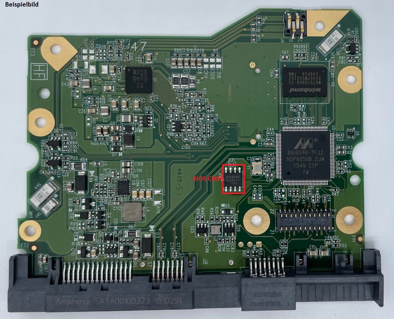 Western Digital PCB Logic Board - Circuit Board - 2060-771822-004 REV A