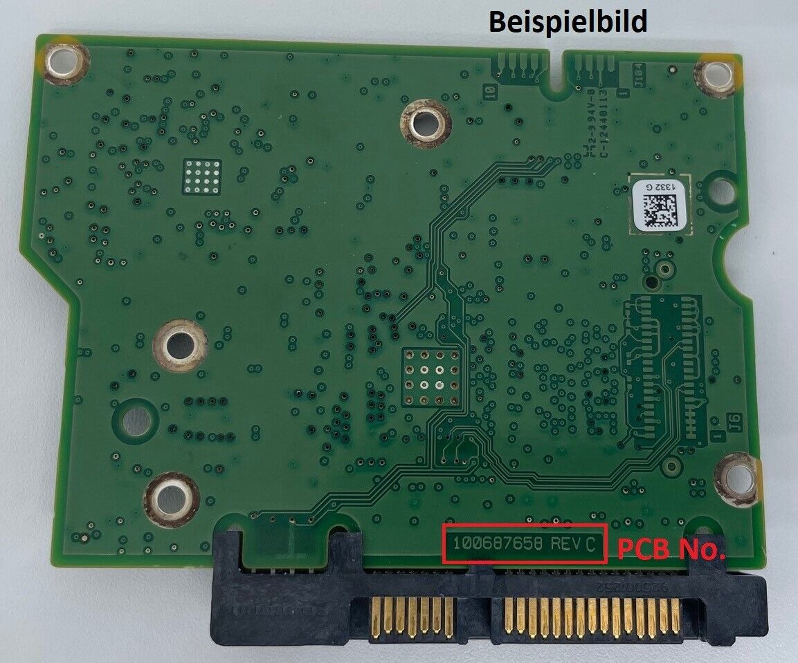Seagate PCB Logic Board - Circuit Board - 100687658 REV C