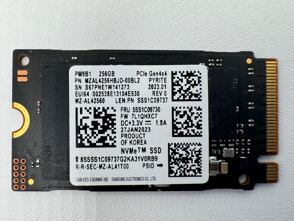 Samsung PM9B1 256GB M.2 NVMe SSD PCIe 4.0 x4 2242 PC Laptop Notebook Festplatte