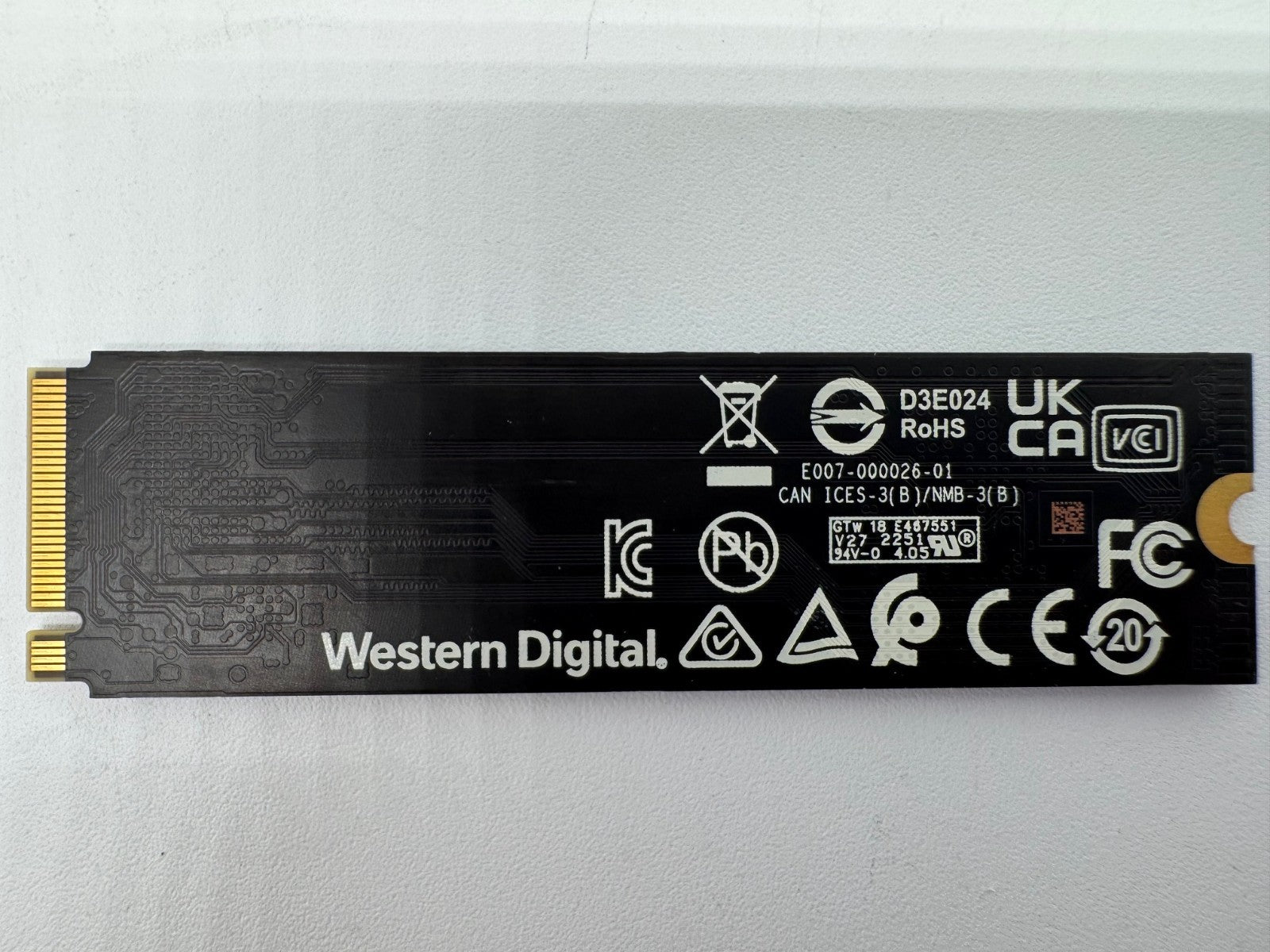 Western Digital WD SN740 256GB M.2 NVMe SSD PCIe 4.0 x4 2280 Notebook Festplatte