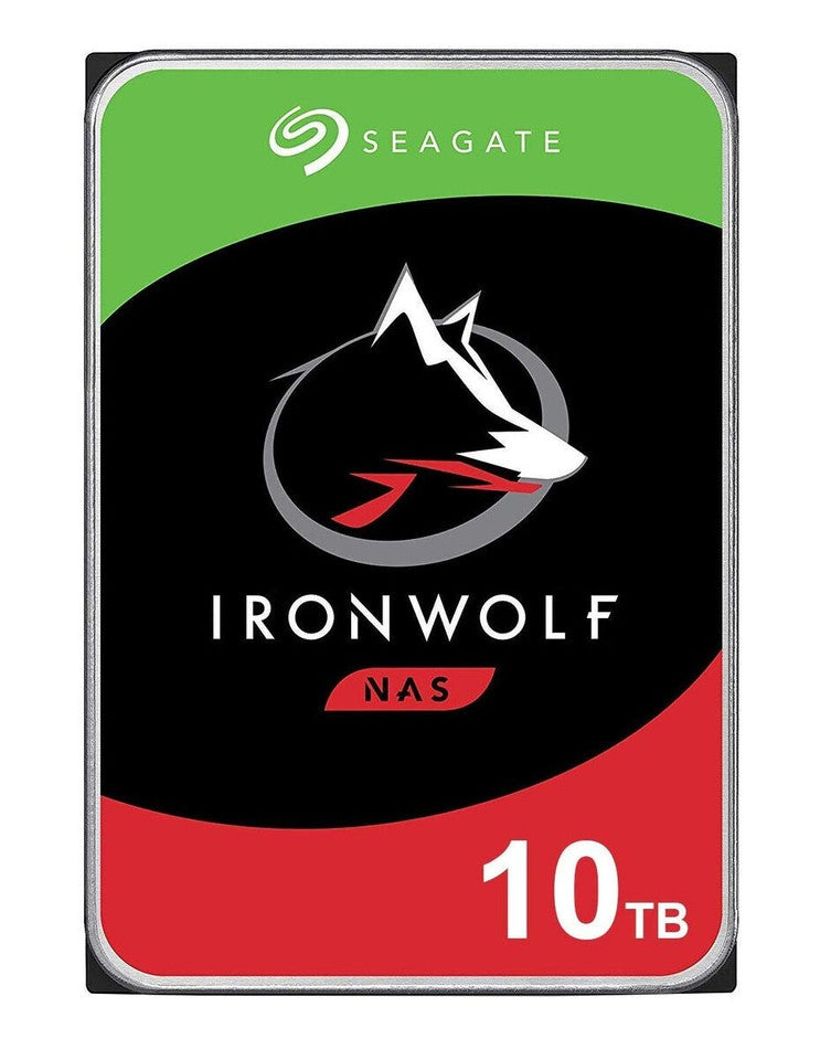 Seagate IronWolf ST10000VN0008 NAS HDD - 10TB 3,5 Zoll SATA3 CMR 10 TB -LD1